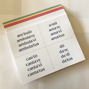 latin road volume 1 vocabulary cards
